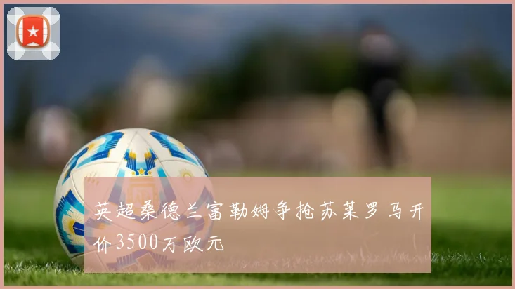 英超桑德兰富勒姆争抢苏莱罗马开价3500万欧元