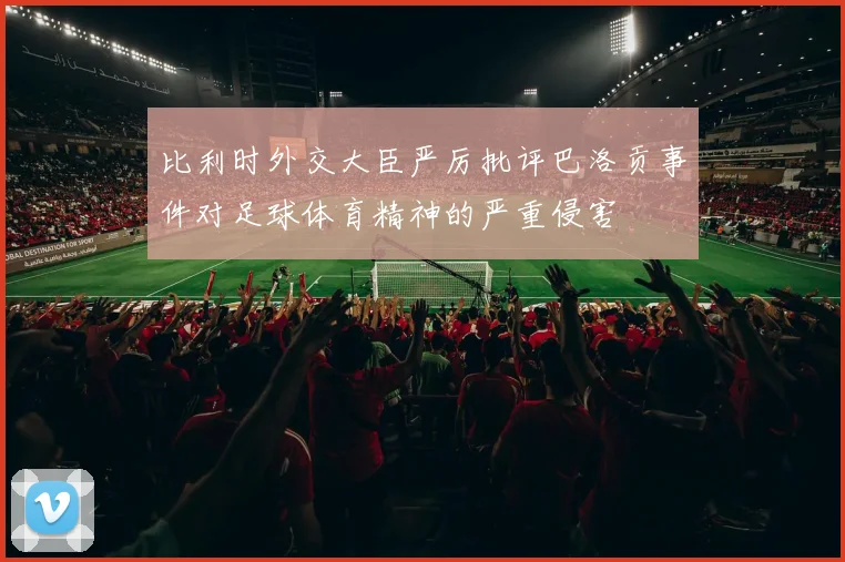 比利时外交大臣严厉批评巴洛贡事件对足球体育精神的严重侵害