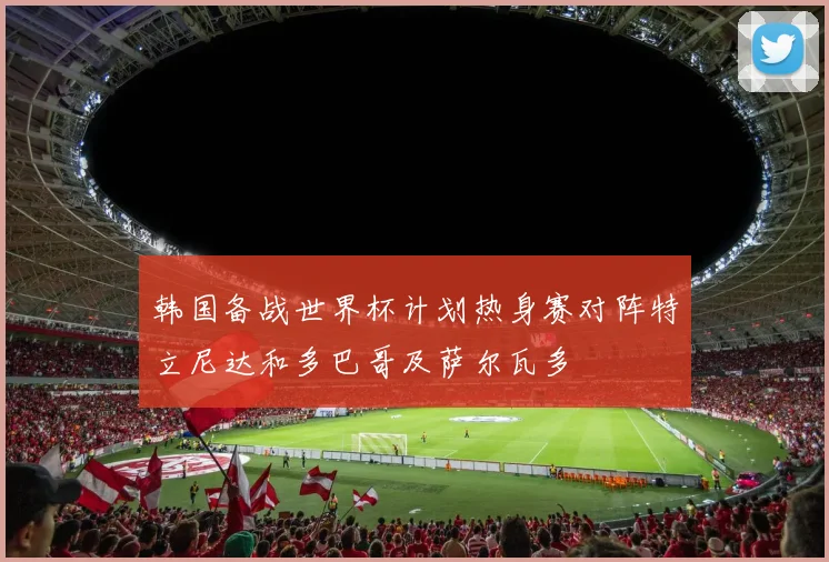 韩国备战世界杯计划热身赛对阵特立尼达和多巴哥及萨尔瓦多